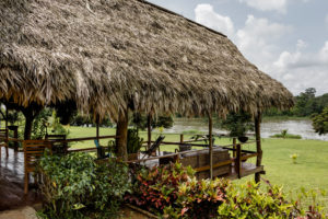 view of San Juan River and Guacimo Lodge hall