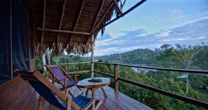 views of San Juan river from Guacimo Lodge