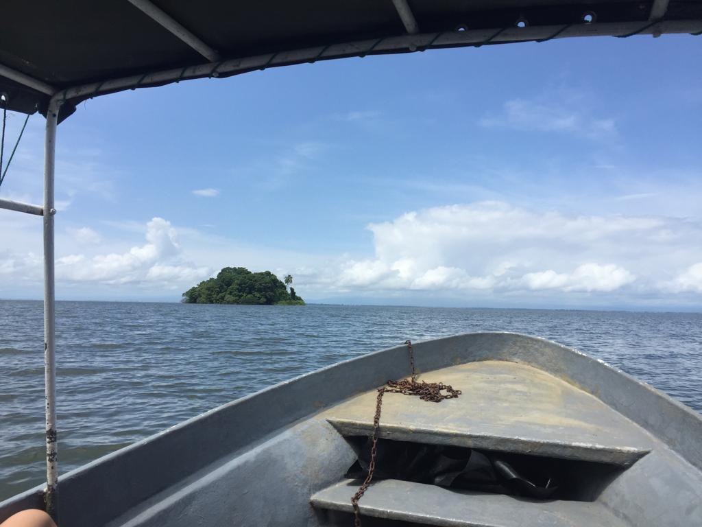Your first view of the Solentiname Islands from the boat.